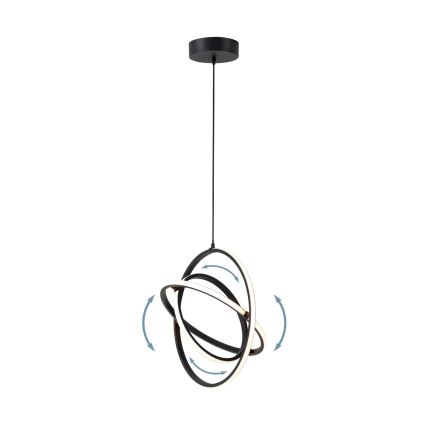 Eglo - LED Lustra ar auklu LED/38W/230V