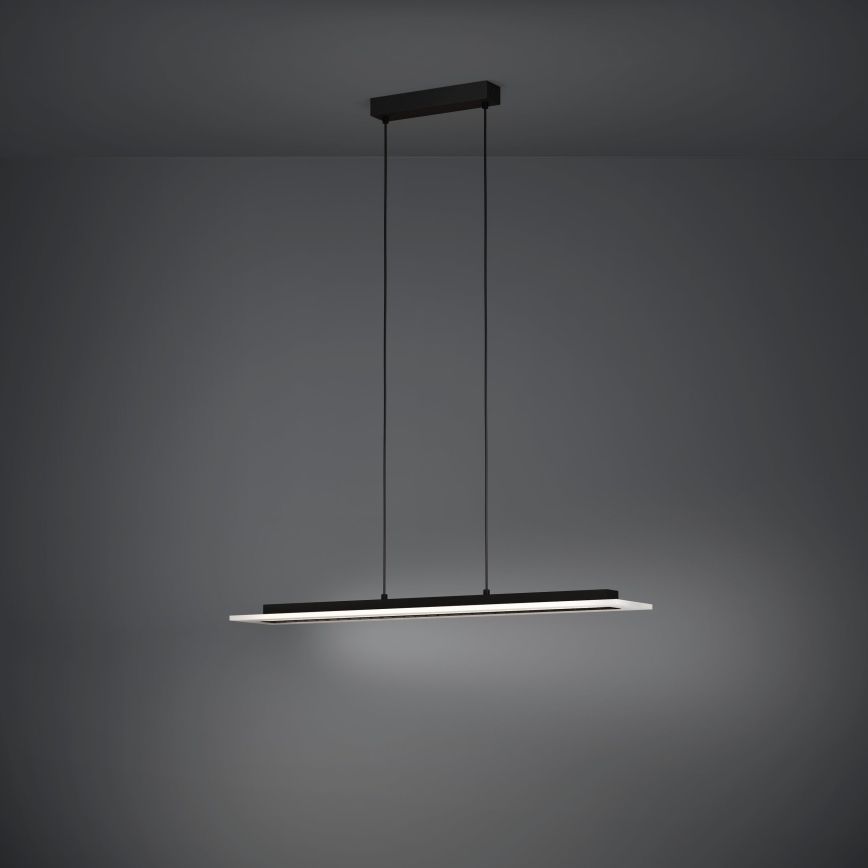 Eglo - LED Aptumšojama lustra ar auklu LED/57,5W/230V 3000K melna + tālvadības pults