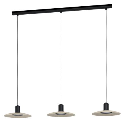 Eglo - LED Lustra ar auklu 3xGU10/4,6W/230V 3000K