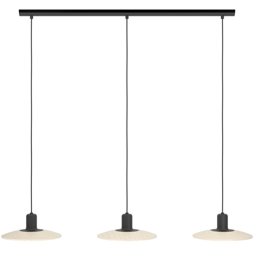 Eglo - LED Lustra ar auklu 3xGU10/4,6W/230V 3000K