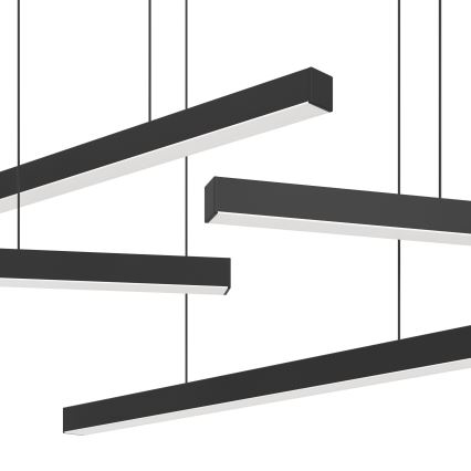 Eglo - LED Aptumšojama lustra ar auklu 6xLED/8,4W/230V 3000K melna