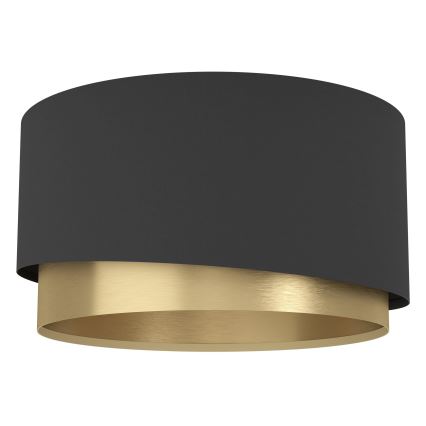 Eglo - Griestu lampa 1xE27/40W/230V melna/zelta