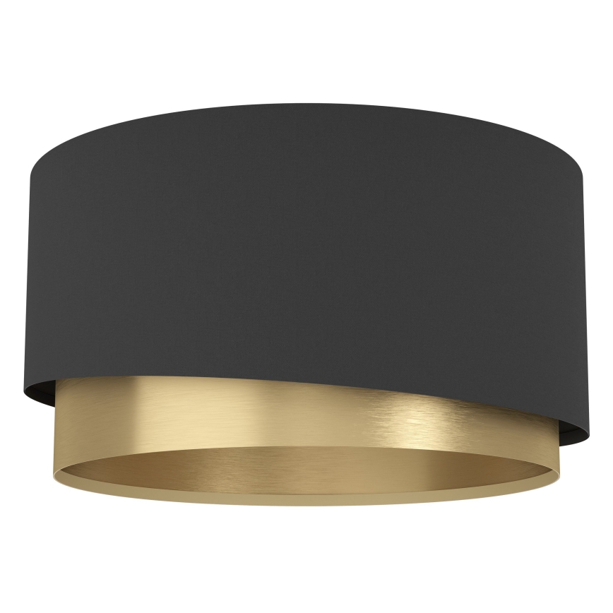 Eglo - Griestu lampa 1xE27/40W/230V melna/zelta