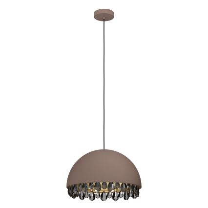 Eglo - Lustra ar auklu 1xE27/40W/230V brūna