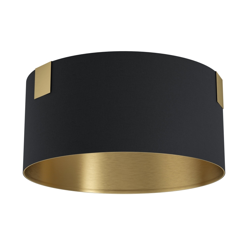 Eglo - Griestu lampa 1xE27/40W/230V melna/zelta