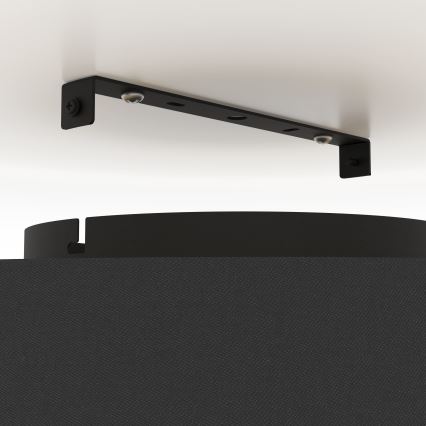 Eglo - Griestu lampa 1xE27/40W/230V melna/zelta