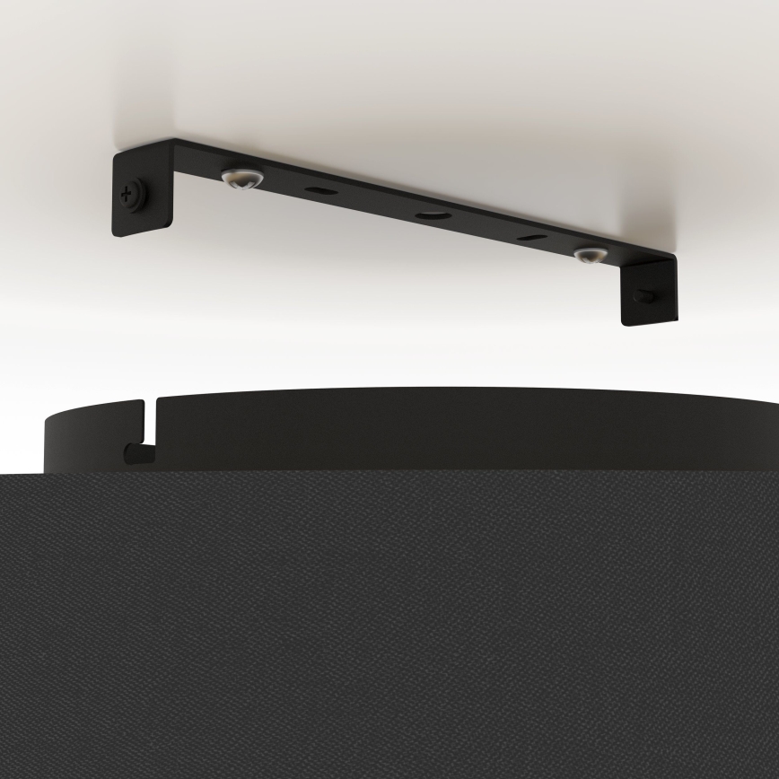 Eglo - Griestu lampa 1xE27/40W/230V melna/zelta