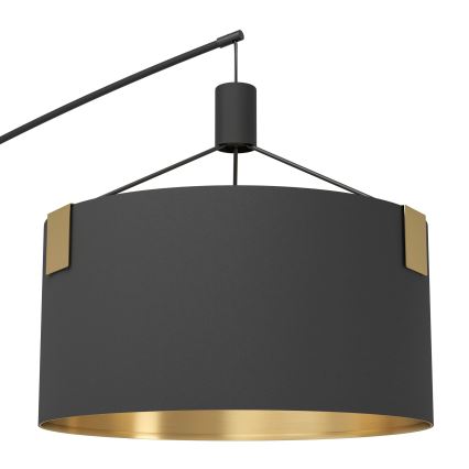 Eglo - Grīdas stāvlampa 3xE27/40W/230V melna/zelta