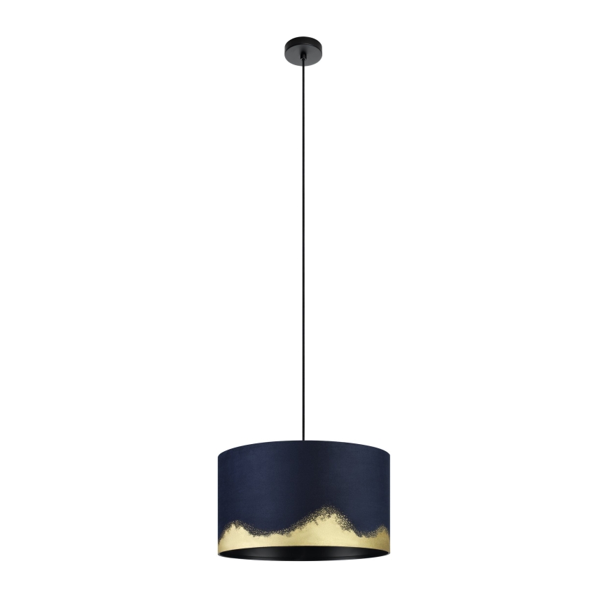 Eglo - Lustra ar auklu 1xE27/40W/230V d. 38 cm zila/zelta