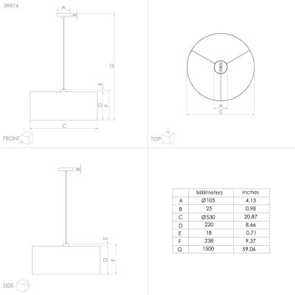 Eglo - Lustra ar auklu 1xE27/40W/230V d. 53 cm zila/zelta