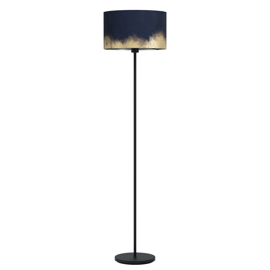 Eglo - Grīdas stāvlampa 1xE27/40W/230V zila/zelta