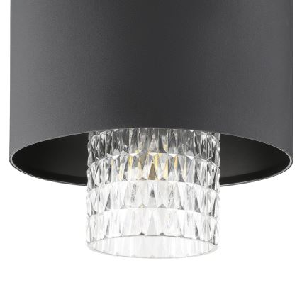 Eglo - Lustra ar auklu 3xE27/40W/230V melna