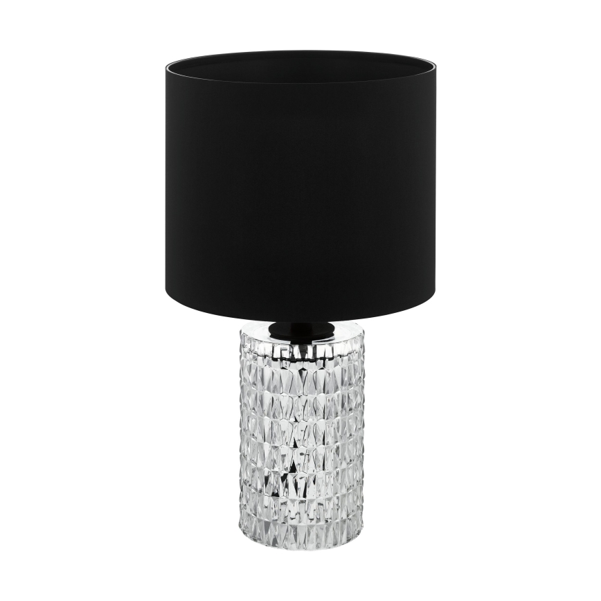 Eglo - Galda lampa 1xE27/40W/230V melna