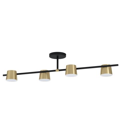 Eglo - LED Virsapmetuma lustra 4xGU10/4,6W/230V 3000K zelta