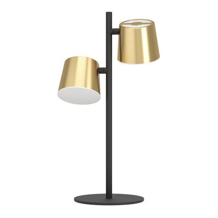 Eglo - LED Galda lampa 2xGU10/4,6W/230V 3000K zelta