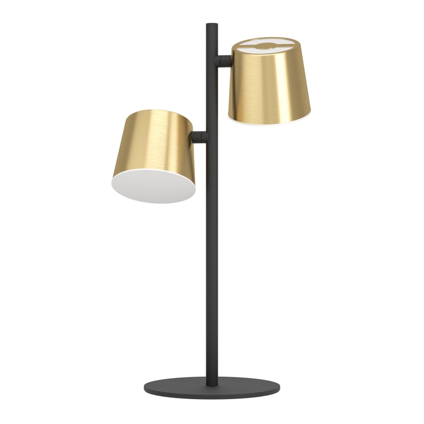 Eglo - LED Galda lampa 2xGU10/4,6W/230V 3000K zelta
