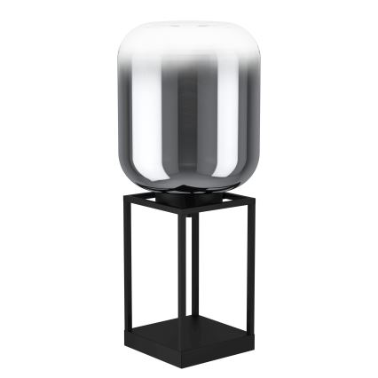 Eglo - Galda lampa 1xE27/40W/230V dūmakains