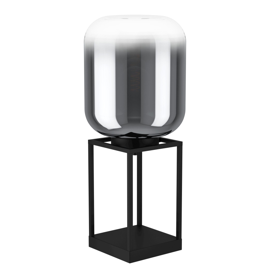 Eglo - Galda lampa 1xE27/40W/230V dūmakains