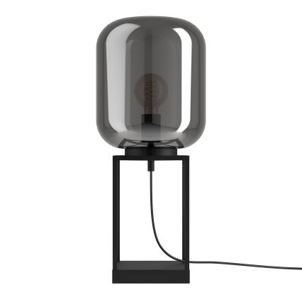 Eglo - Galda lampa 1xE27/40W/230V dūmakains
