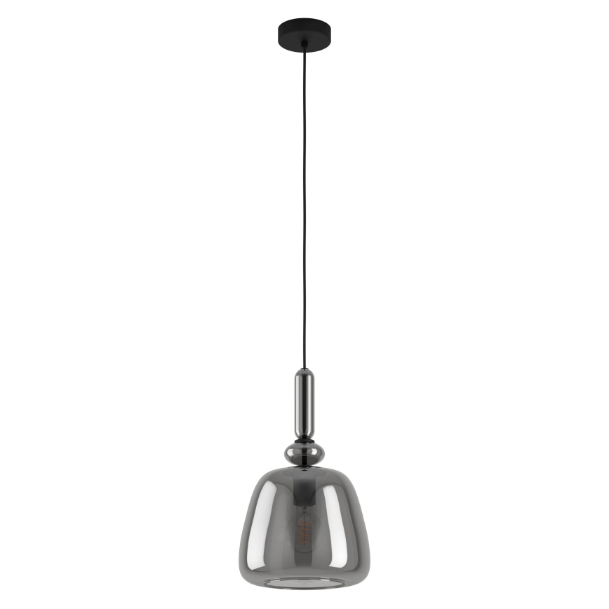 Eglo - Lustra ar auklu 1xE27/40W/230V dūmakains