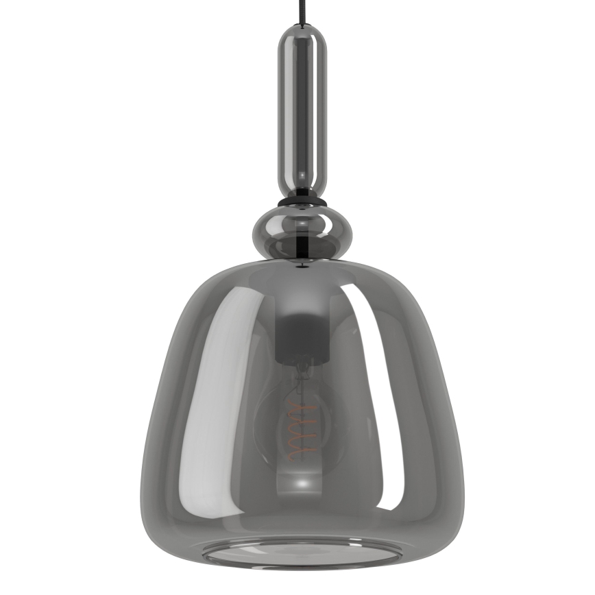 Eglo - Lustra ar auklu 1xE27/40W/230V dūmakains