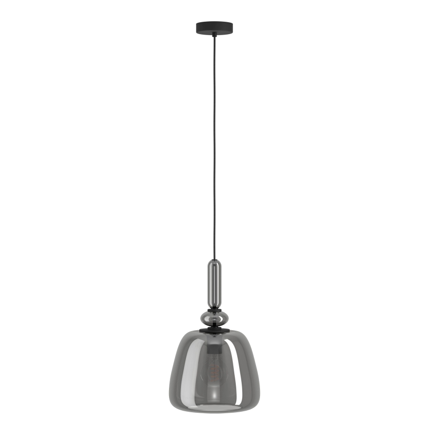 Eglo - Lustra ar auklu 1xE27/40W/230V dūmakains