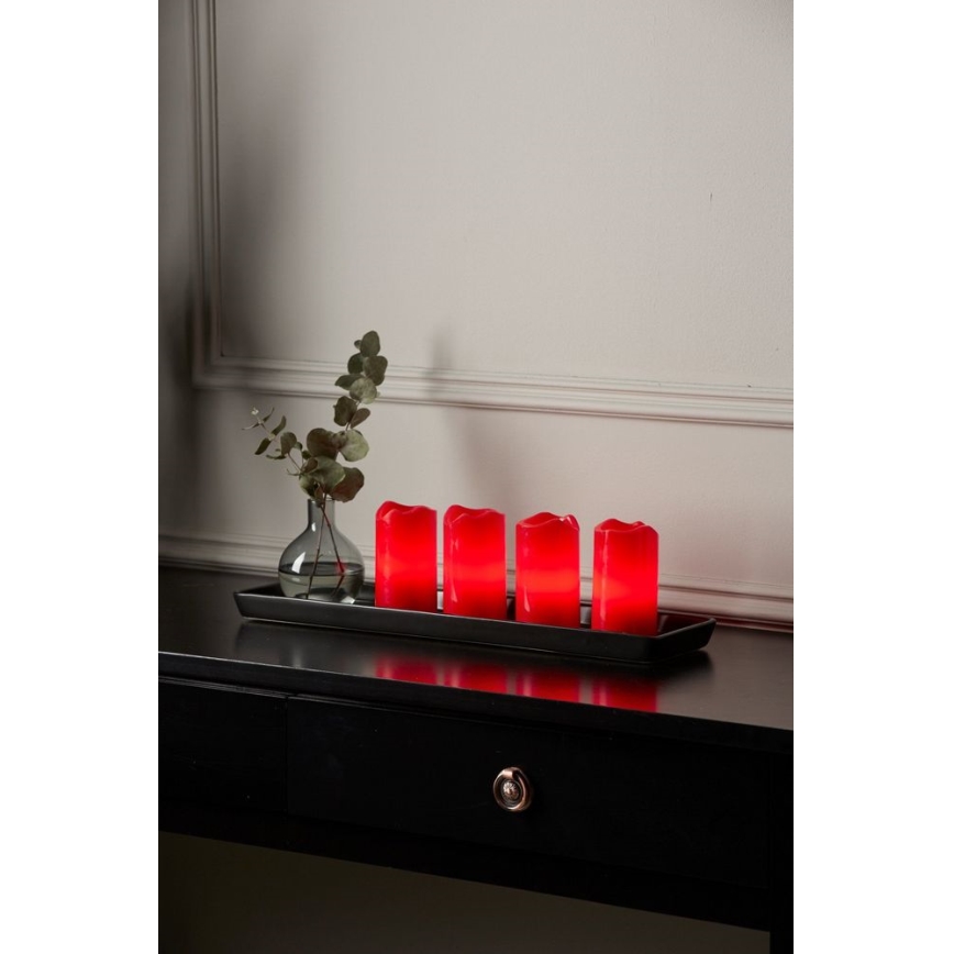 Eglo - Komplekts 4x LED Ziemassvētku rotājumi ADVENT LED/0,18W/2xCR2032 + ar tālvadības pulti