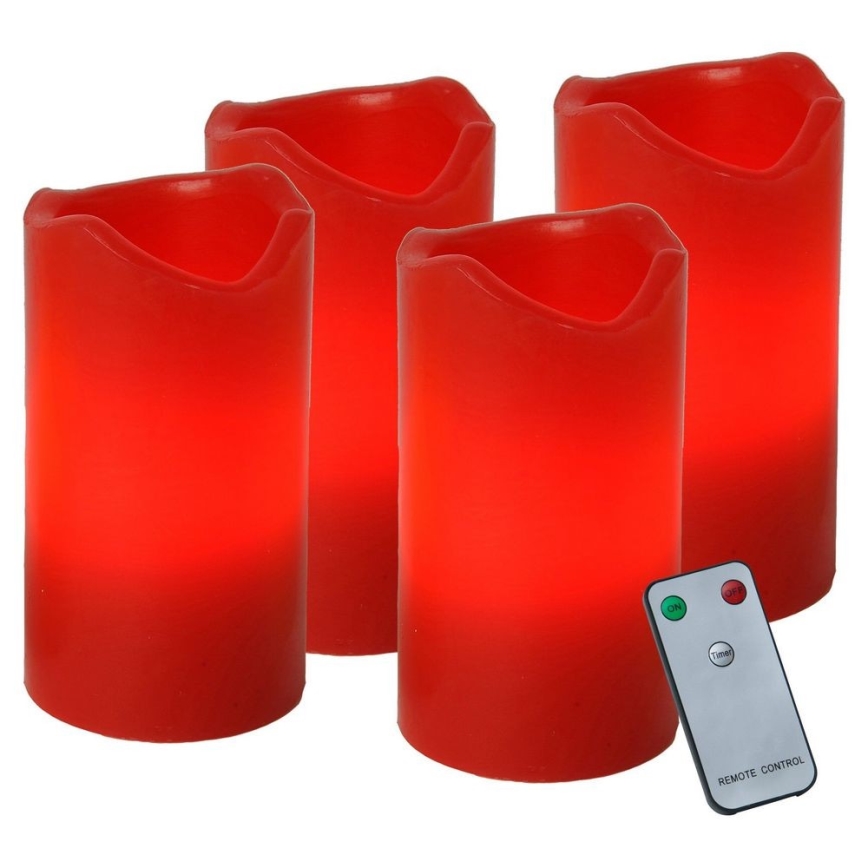 Eglo - KOMPLEKTS 4x LED Ziemassvētku rotājums ADVENT 1xLED/0,18W/2xCR2032 + TP