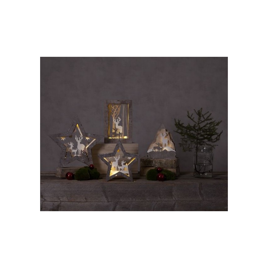 Eglo - LED Ziemassvētku dekorācija 10xLED/0,03W/2xAAA