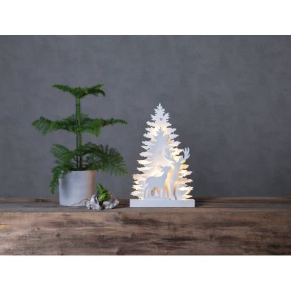 Eglo 410417 - LED Ziemassvētku dekors FAUNA 10xLED/0,03W/2xAA