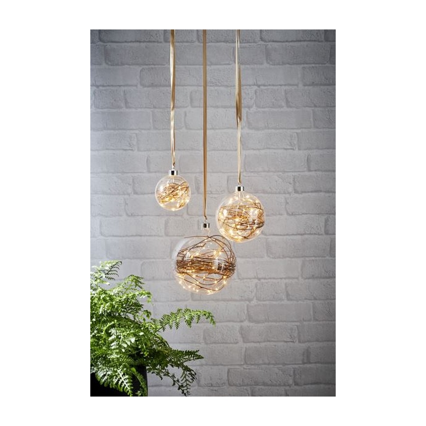 Eglo - LED Ziemassvētku rotājums 15xLED/0,064W/3xAA