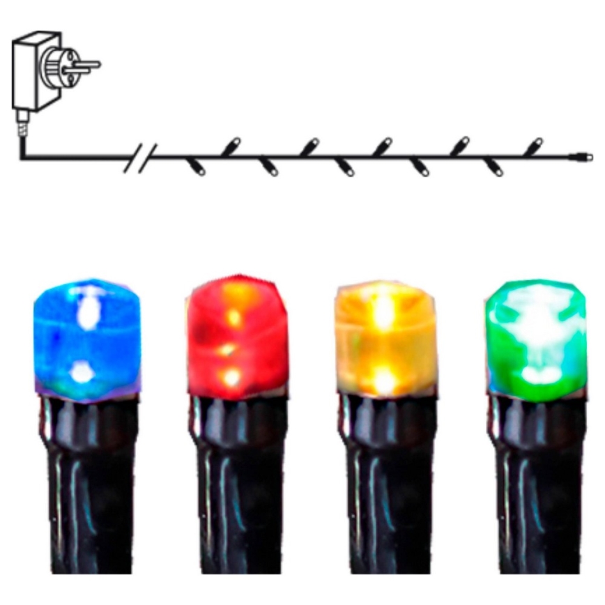 Eglo - LED āra virtene, 80 LED, 8 m, IP44, daudzkrāsaina