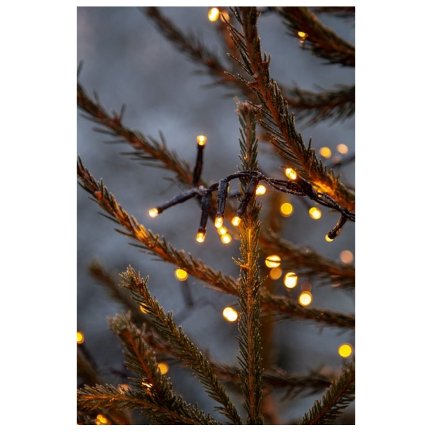 Eglo - LED Āra Ziemassvētku virtene 1200xLED 24m IP44 silti balta