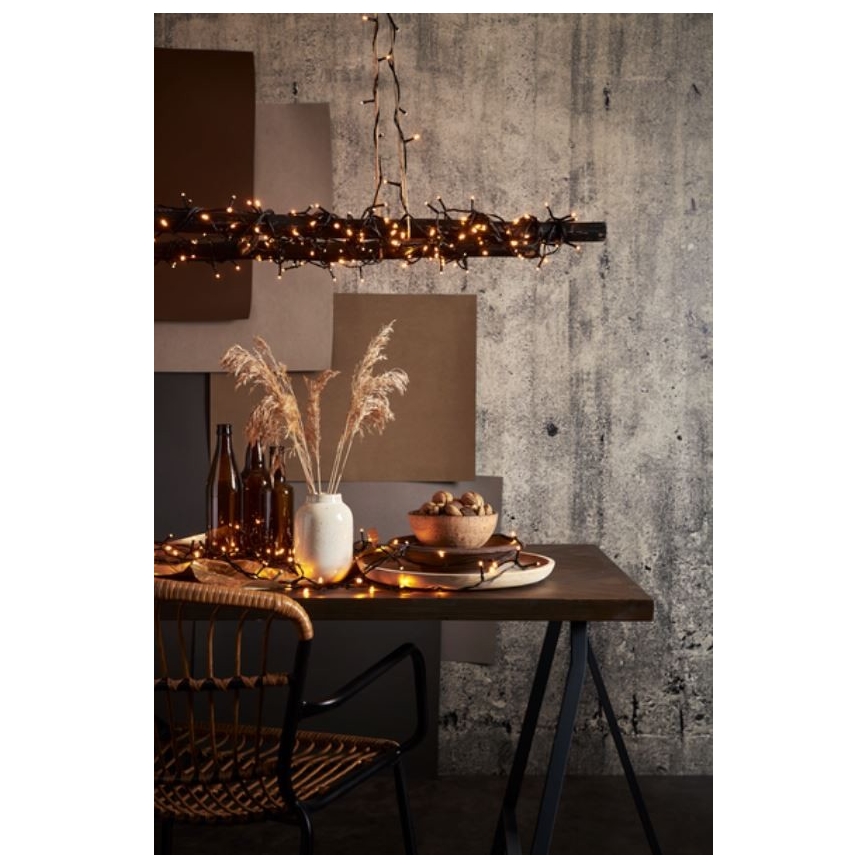 Eglo - LED Āra Ziemassvētku virtene 1200xLED 24m IP44 silti balta