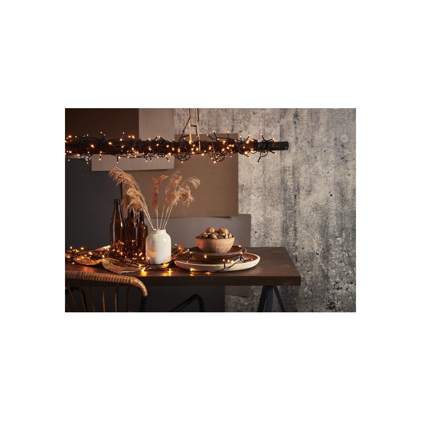 Eglo - LED āra  virtene 80xLED 10,5m IP44 siltā balta