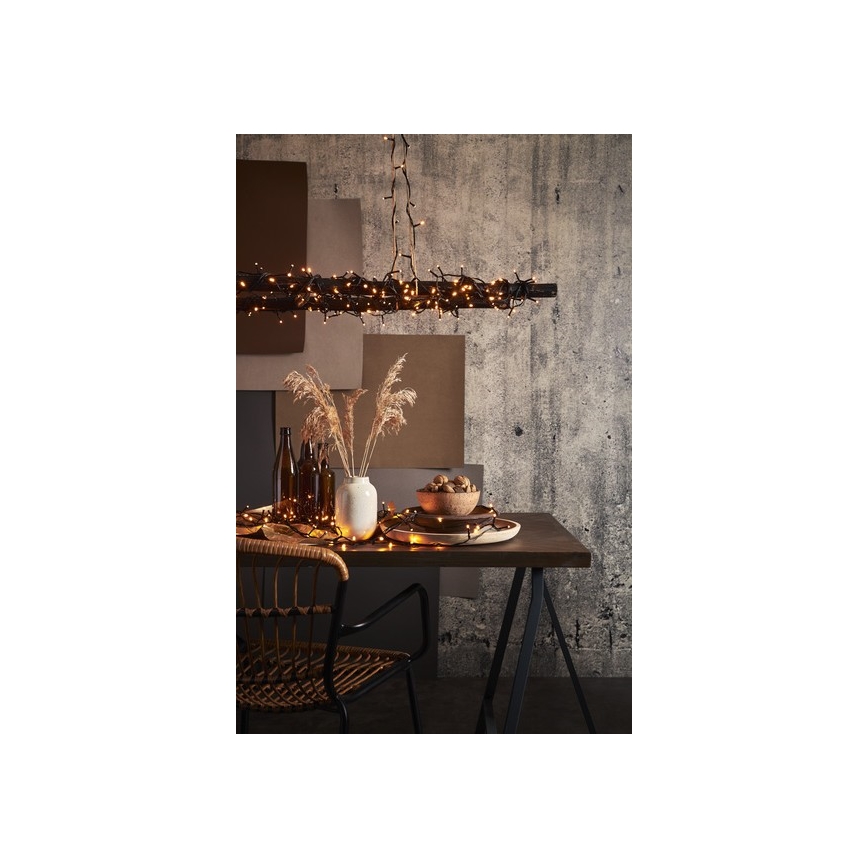 Eglo - LED āra  virtene 80xLED 10,5m IP44 siltā balta