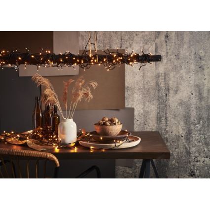 Eglo - LED āra Ziemassvētku virtene 80xLED 10,5m IP44 siltā balta