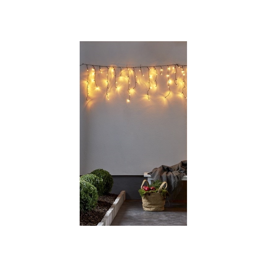 Eglo - LED Āra Ziemassvētku virtene 240xLED 5,9m silti balta IP44
