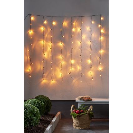 Eglo - LED Ziemassvētku āra aizskars 80xLED 1,3m IP44 silti balts