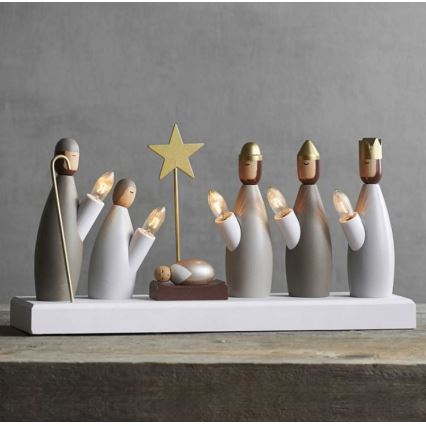 Eglo - Ziemassvētku svečturis 5xE10/3W/230V