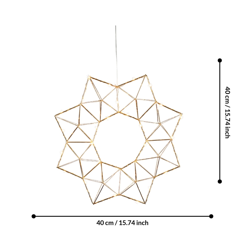 Eglo 411017 - LED Ziemassvētku rotājums EDGE LED/1,92W/3/230V zvaigzne