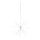 Eglo 411063 - LED Ziemassvētku dekors FIREWORK 60xLED/0,06W/3xAA Ø 26 cm