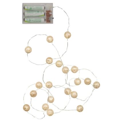 Eglo - LED Ziemassvētku virtene 15xLED/1,4m
