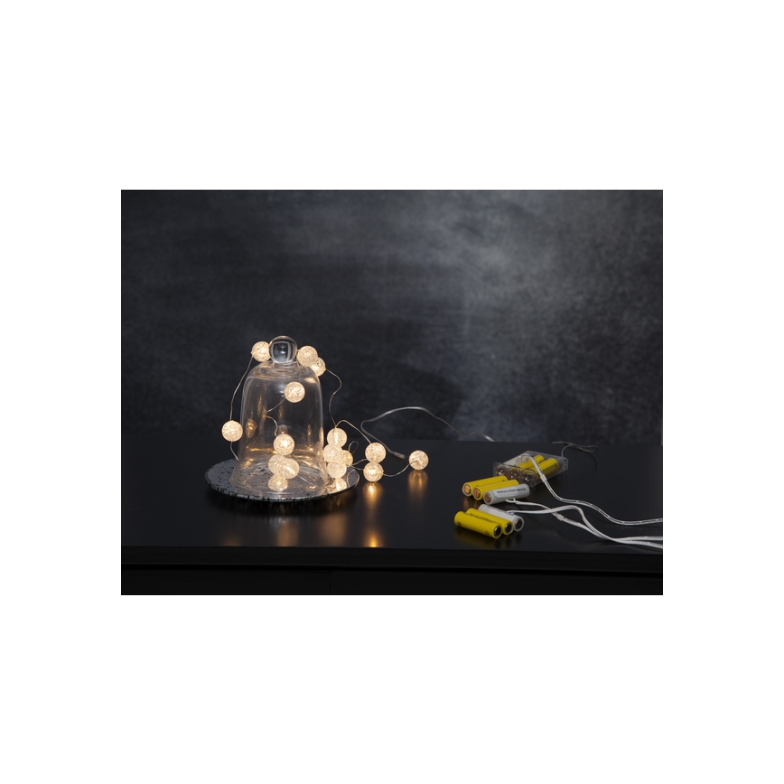 Eglo - LED Ziemassvētku virtene 15xLED/1,4m