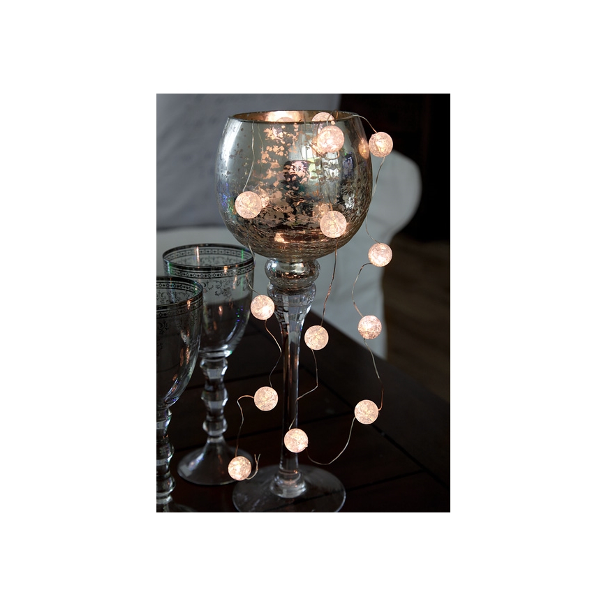 Eglo - LED Ziemassvētku virtene 15xLED/1,4m