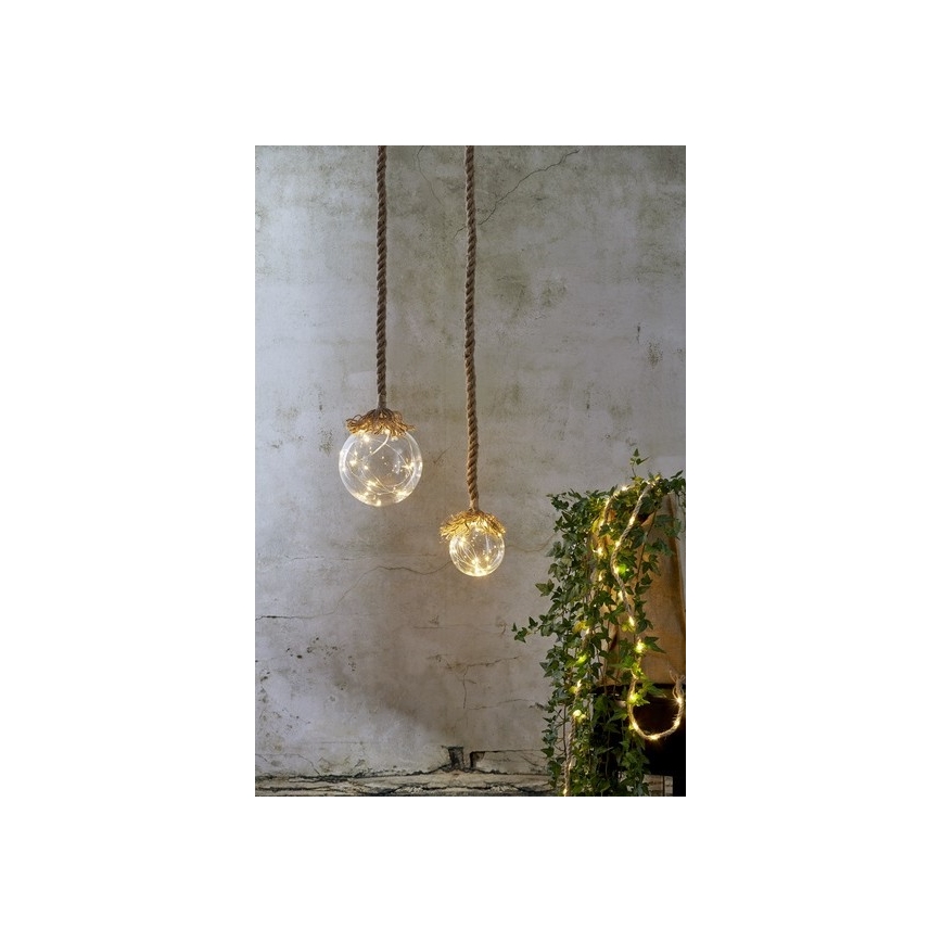 Eglo - LED Ziemassvētku dekorācija 15xLED/0,06W/3xAA