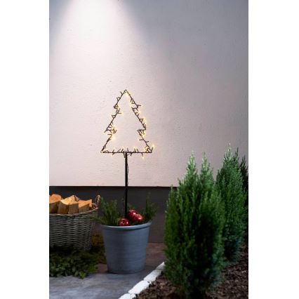 Eglo - LED Āra Ziemassvētku rotājums LED/4xAA IP44 koks