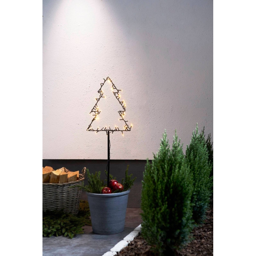 Eglo - LED Āra Ziemassvētku rotājums LED/4xAA IP44 koks