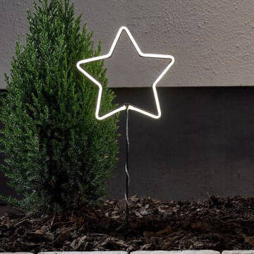 Eglo 411177 - LED āra ziemassvētku dekorācija NEONSTAR 72xLED/3xAA IP44