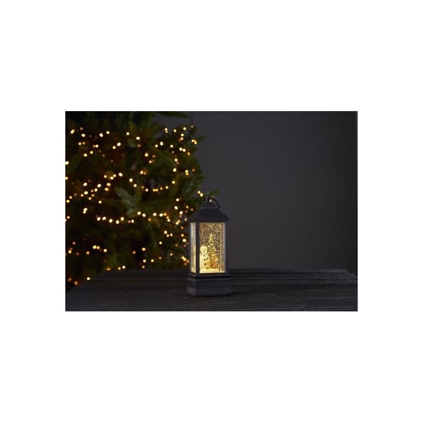 Eglo - LED Ziemassvētku rotājums 1xLED/0,064W/3xAAA melns